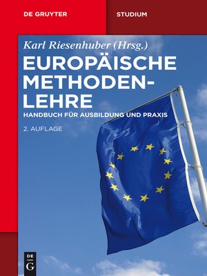 cover image of Europäische Methodenlehre
